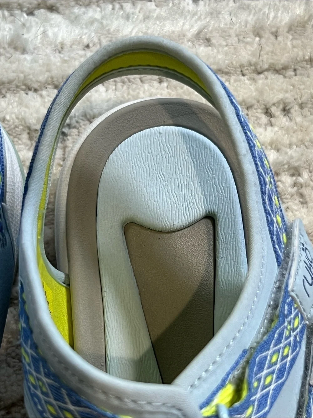 Ryka Womens Ginger Lt Blue Adjustable Comfort Sport Sandal Size 10W